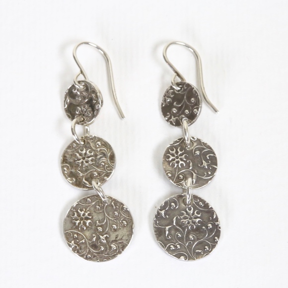 Sterling silver earring dangles - Picture 2 of 5
